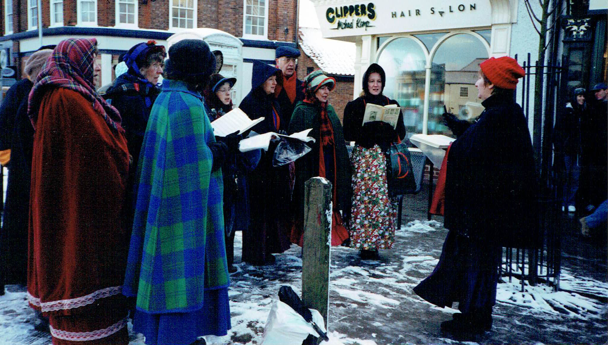 The Hessle Waits Singing in Hessle Square